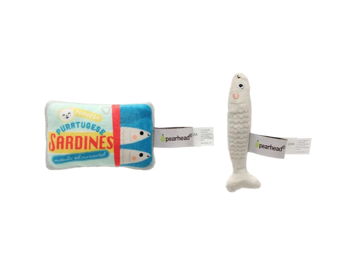 Sardines Cat Toys, Set of 2