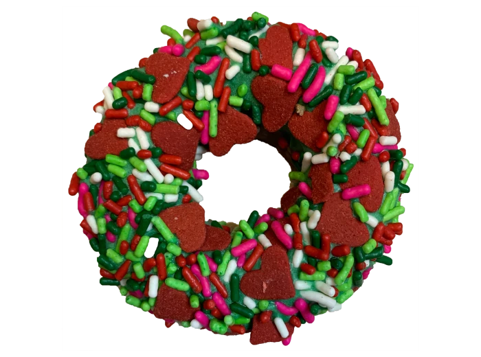 Gourmet Donut, Christmas Collection The Grinch Donut Dog Treat