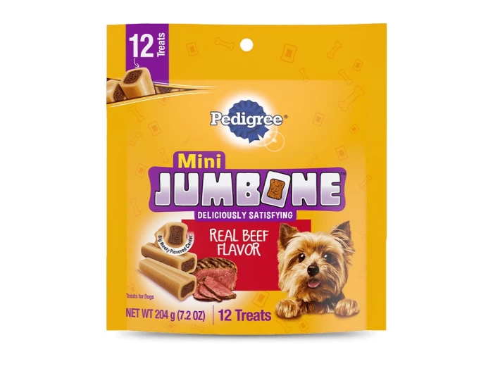 Pedigree Jumbone Dog Treat Mini Beef 1ea/35 ct