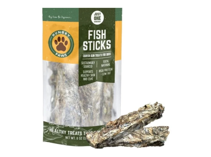 Hungry Paws Sticks Single Ingredient Treat Cod 8oz.