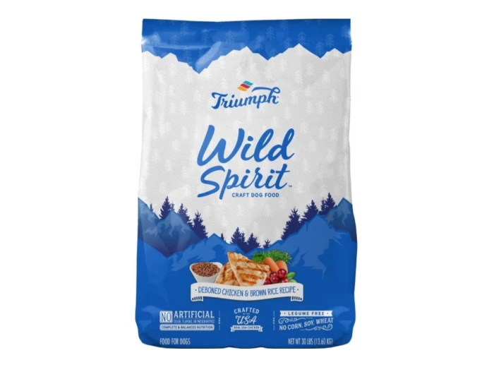 Wild Spirit Dog Food Chicken/Brown Rice 30 Lb