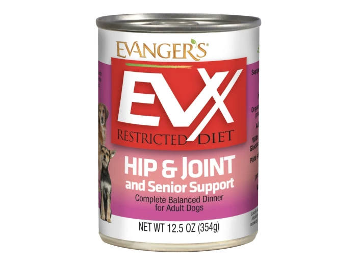 Evanger's EVx Restricted Diet Hip & Joint and Senior Support Wet Dog Food 12.5oz. (Case of 12)