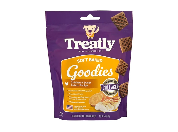Treatly Soft Baked Goodies Dog Treats Chicken & Sweet Potato, 1ea/5oz.