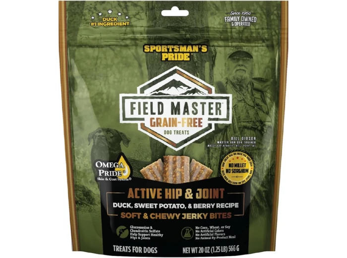 Field Master Active Hip & Joint Grainfree Dog Treats Duck/Sweet Potato/Berry 20oz.