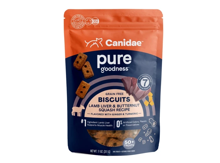 Pure Goodness Grain Free Dog Biscuits Lamb/Buttersquash 11oz.