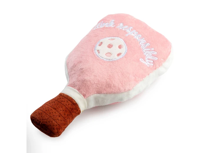 Pink Checker Pickleball Paddle by Haute Diggity Dog