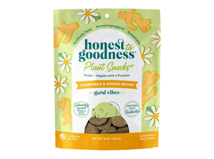Honest To Goodness Good Vibes Calming Treats Chamomille/Ginger 8oz.