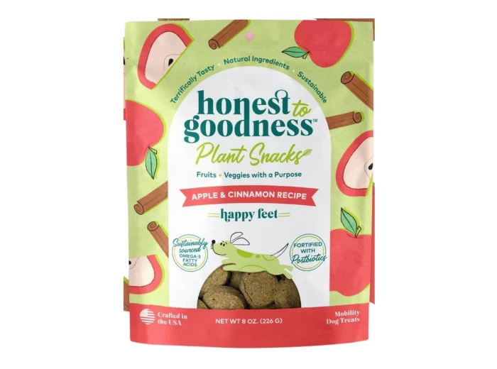 Honest To Goodness Happy Feet Mobility Treats Apple/Cinnamon 8oz.