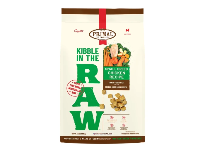 Primal Dog Freeze-Dried Kibble In The Raw Small Breed 1.5Lb