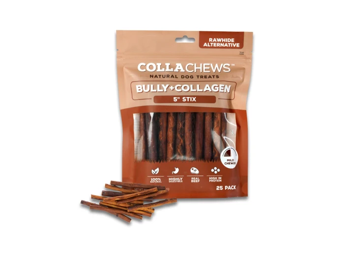 Collachews Collagen Stix Beef 5in. 25Pk