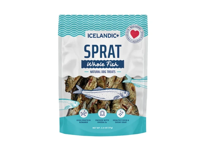 Icelandic Dog Sprats Whole Fish 2oz.