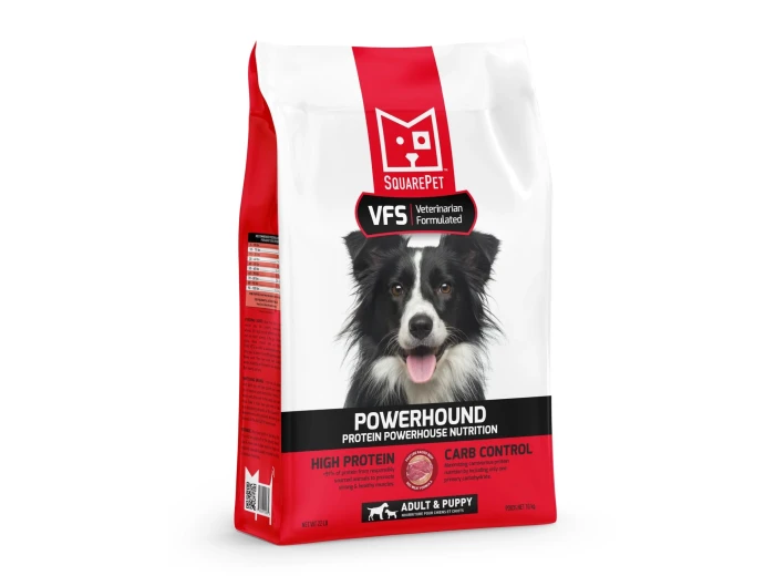 Square Pet VFS Powerhound Dog 22Lb Red Meat