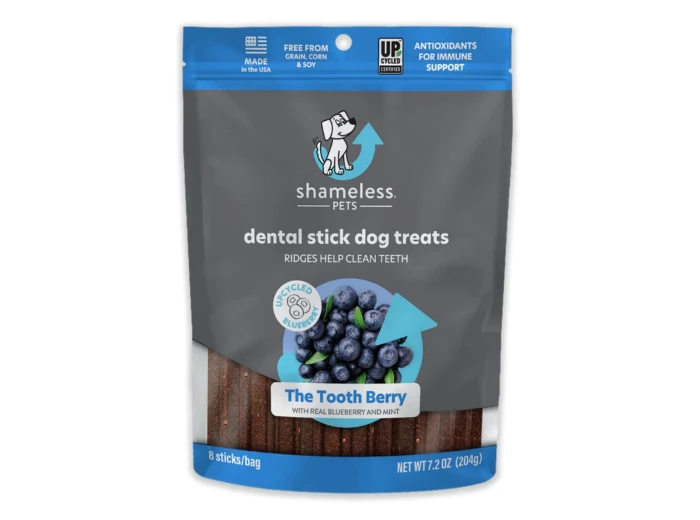 Shameless Dog Dental Sticks Blueberry/Mint