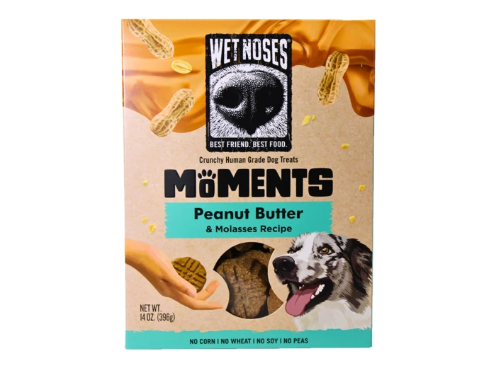 Wet Noses Dog Moments Peanut Butter Molasses 14oz.