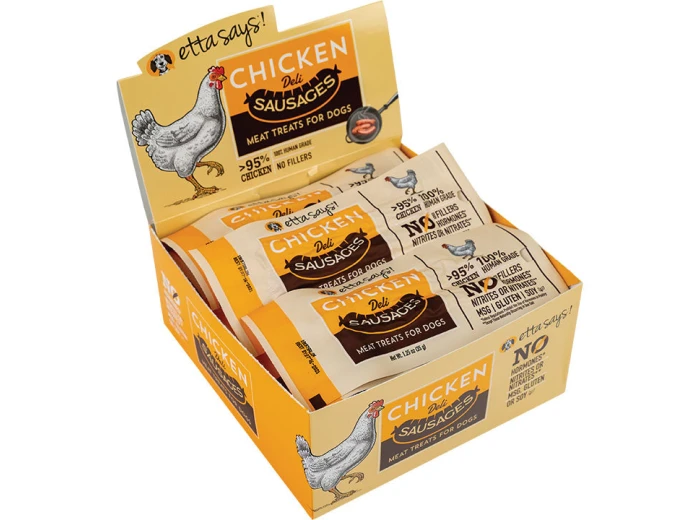 Etta Says! Sausage Link Dog Treats Chicken 12ea/1.25 oz