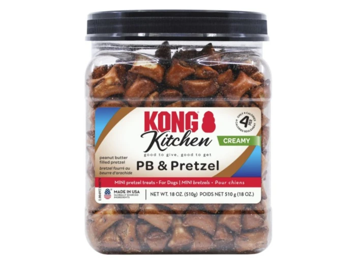 KONG Kitchen Creamy PB & Pretzel Dog Treats PB & Pretzel 1ea/18 oz