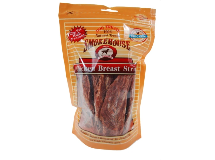 Smokehouse Chicken Breast Strips Dog Treat 1ea/8 oz