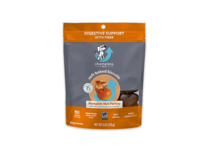 Shameless Soft Baked Dog Biscuits Pumpkin/Peanut Butter 6oz.
