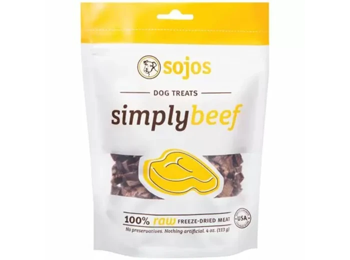 Sojos Dog Simply Beef Treat 4oz.