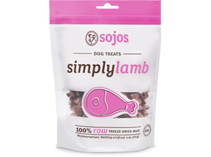Sojos Dog Simply Lamb Treat 4oz.