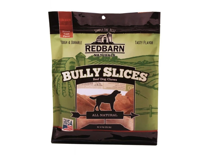 Redbarn Pet Products Natural Bully Slices Dog Treat French Toast 1ea/9 oz