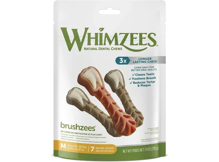 Whimzees Dog Brushzee Daily Pack Medium