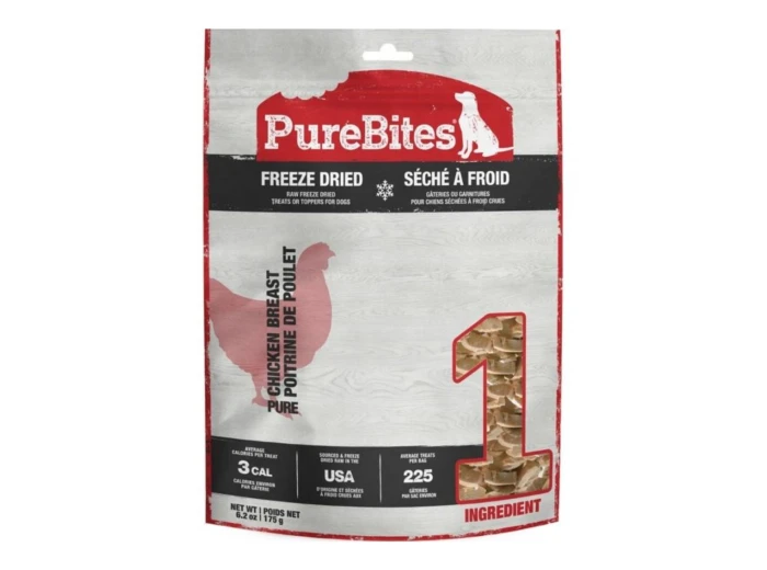 Purebites Freeze Dried Dog Treats Chicken Breast 6.2oz.