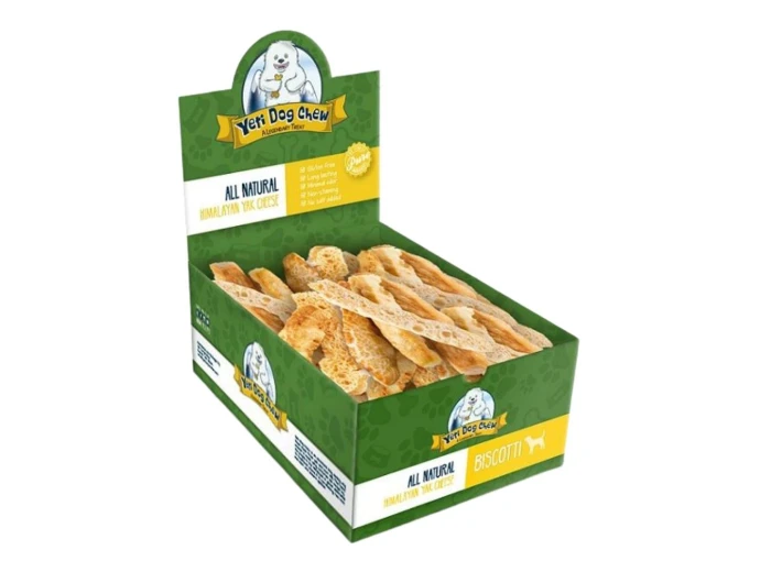 Yeti Biscotti 20 Count Display Box (Small Counter Display)