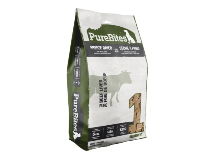 Purebites Freeze Dried Dog Treats Beef Liver 44oz.
