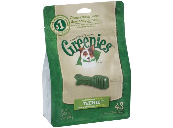 Greenies Dog Dental Treats Teenie Original 1ea/12 oz, 43 ct
