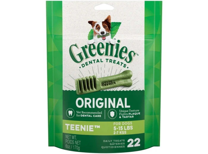 Greenies Dog Dental Treats Teenie Original 1ea/6 oz, 22 ct