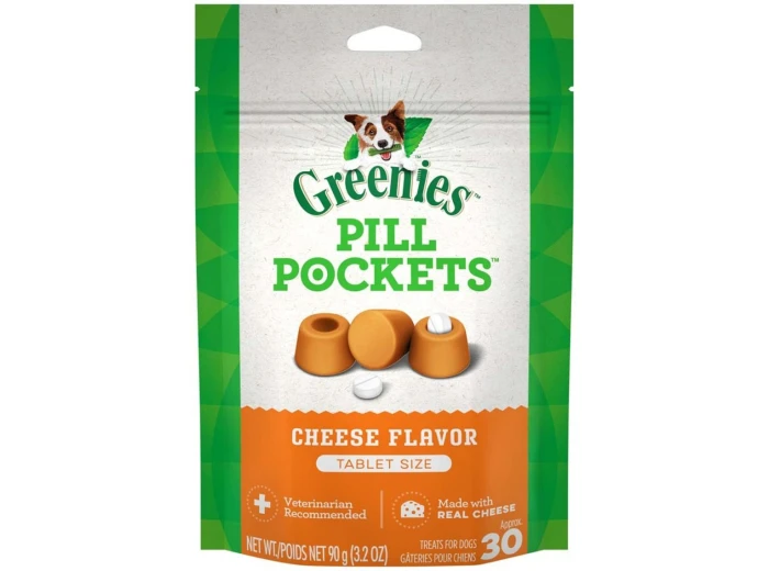 Greenies Pill Pockets for Tablets Cheese 1ea/30 ct, 3.2 oz