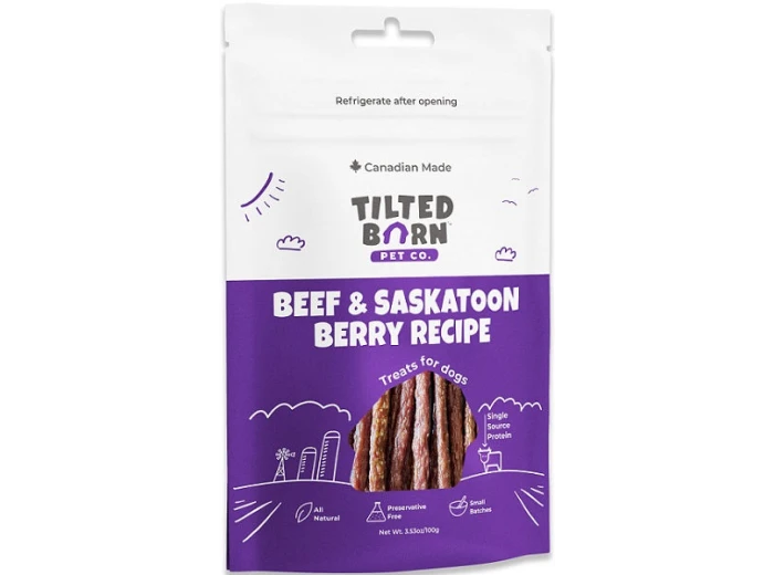 Tilted Barn Dog 3.53oz. Beef & Saskatoon Berry