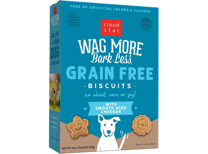 Cloudstar WAGMORE DOG GRAIN FREE BAKED CHEDDAR 14OZ