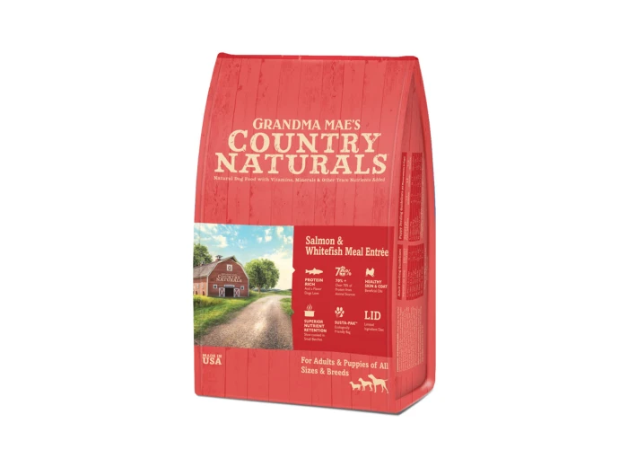 Grandma Mae's Country Naturals Dry Dog Food Salmon & Whitefish Meal 1ea/4 lb