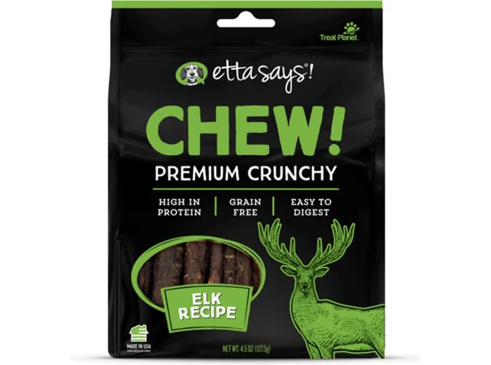 Etta Says! Premium Crunchy Elk Chew Dog Treats Elk 1ea/4.5 oz