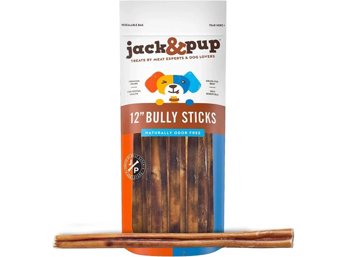 Jack & Pup 12" Bully Stick 1Lb