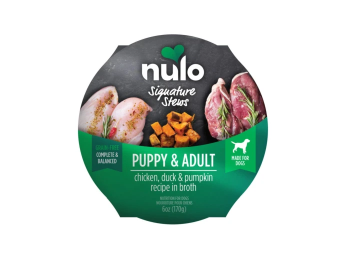 Nulo Signature Stew Puppy & Adult Dog Food Chicken, Duck & Pumpkin 6oz. (Case of 16)