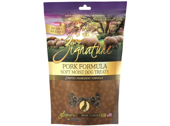 Zignature Dog 4oz. Pork Soft Moist Treat
