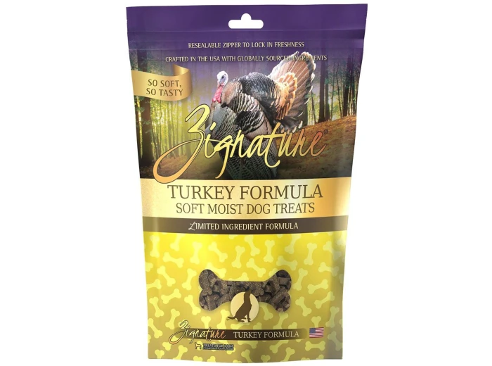 Zignature Dog 4oz. Turkey Soft Moist Treat
