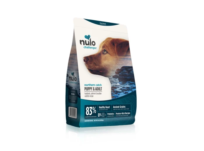 Nulo Challenger High-Meat Adult & Puppy Dry Dog Food Northern Catch Haddock, Salmon & Redfish 1ea/11 lb