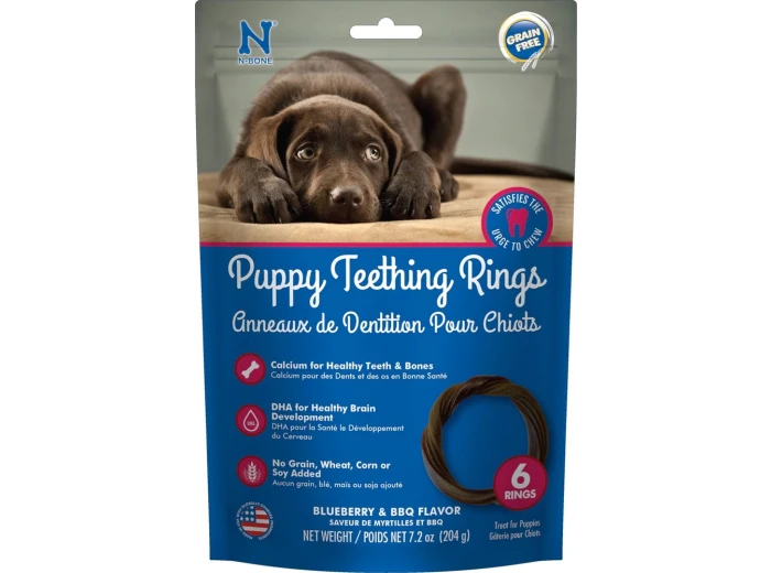 Nbone Dog Teeth Ring Grain Free Bbq 3Pk
