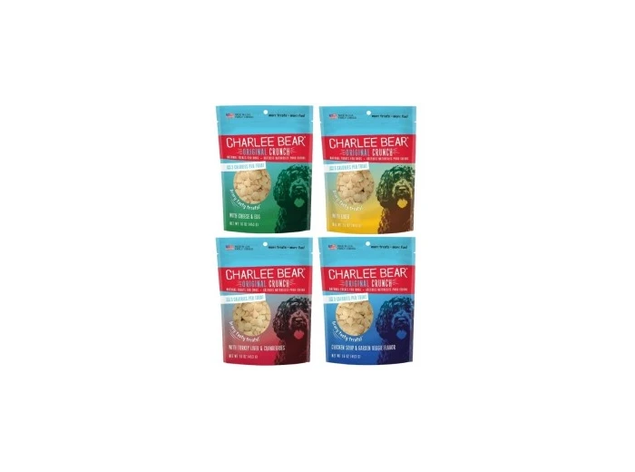 Charlee Bear Original Crunch Dog Treats 16 oz Turkey Liver & Cranberry