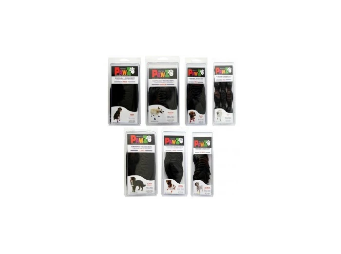 Pawz Dog Boots in Black XLarge
