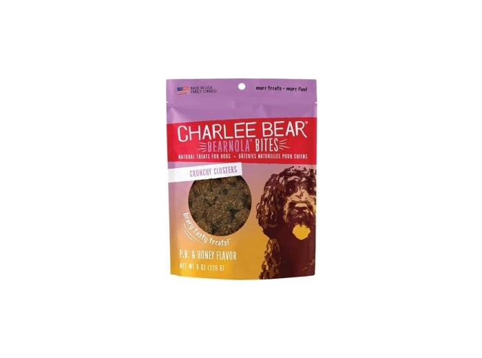Charlee Bear Dog Bearnola Peanut Butter Honey 8oz.