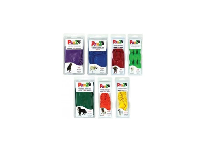 Pawz Dog Boots in Color Small