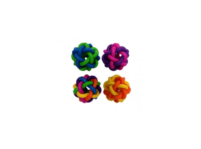 Multipet Nobbly Wobbly Rubber Assorted Colors Medium