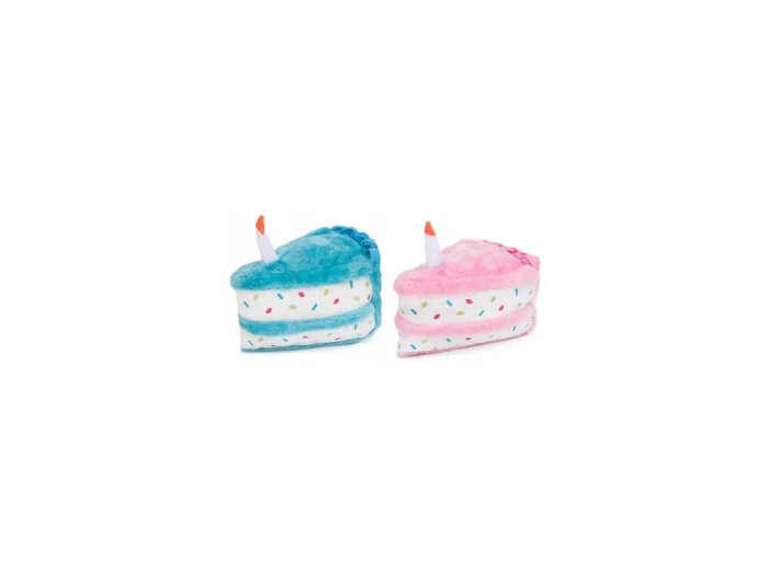 ZippyPaws Birthday Cake Blue
