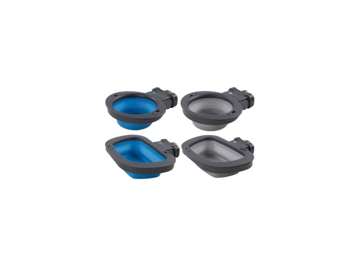 Dexas Collapsible Kennel Bowl 1 Cup Pro Blue