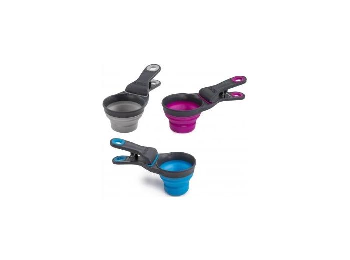 Dexas Collapsible KlipScoop 2 Cup Pro Blue